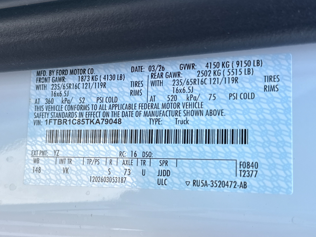 New 2026 Oxford White Ford Base image 28