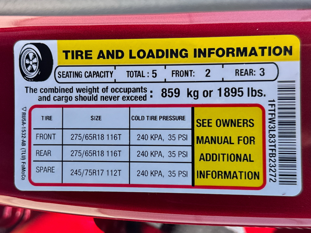 New 2026 Ruby Red Metallic Tinted Clearcoat Ford XLT image 29