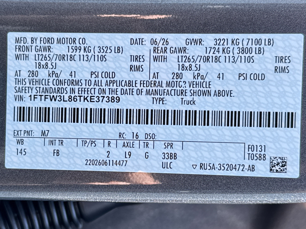 New 2026 Carbonized Gray Metallic Ford XLT image 30