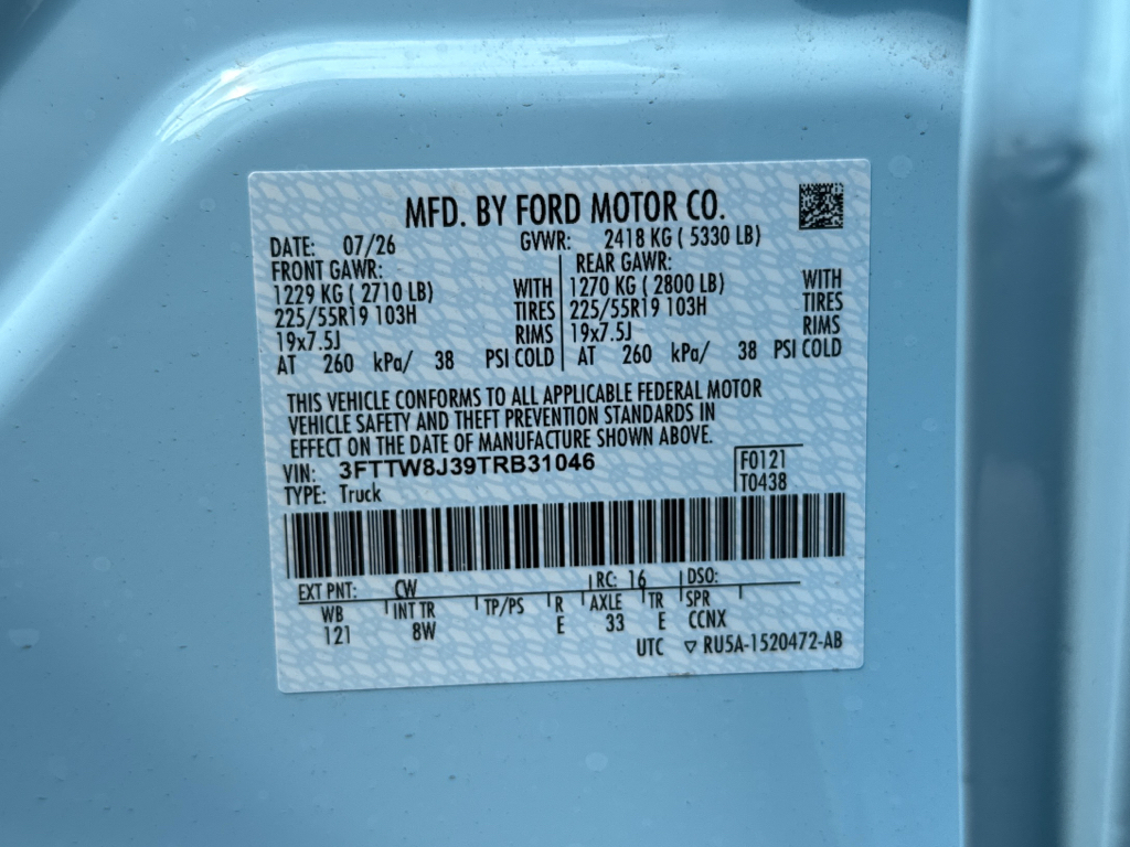 New 2026 Light Blue Ford XLT image 27