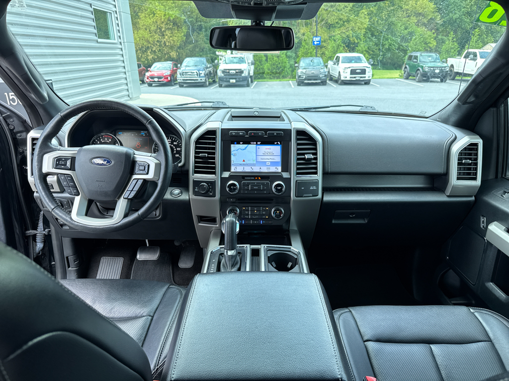 Used 2018 Shadow Black Ford LARIAT image 4