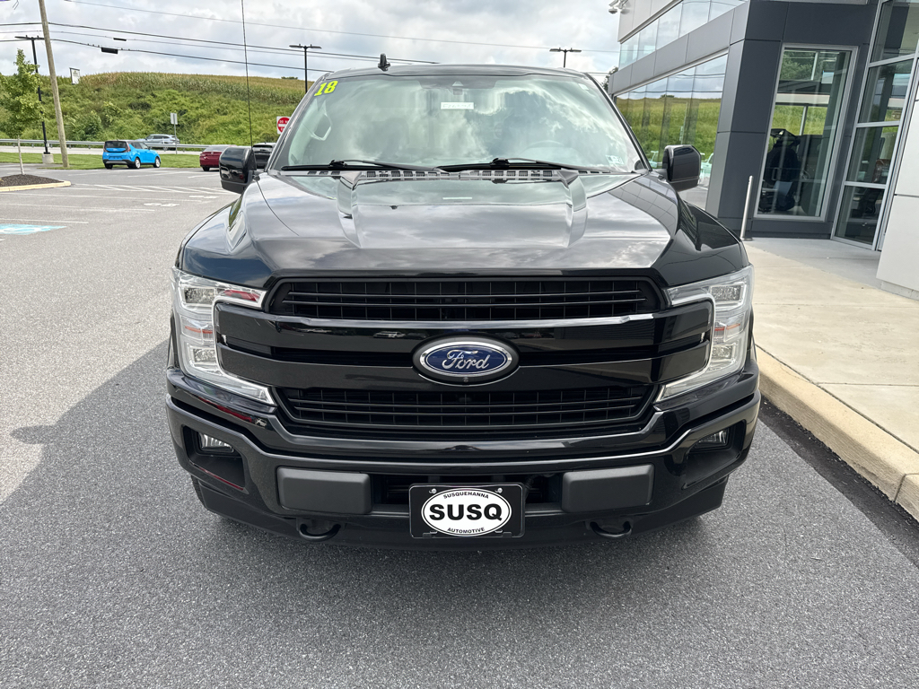 Used 2018 Shadow Black Ford LARIAT image 10