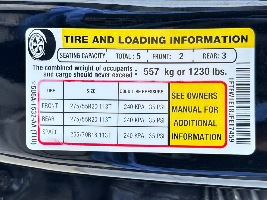 Used 2018 Shadow Black Ford LARIAT image 29