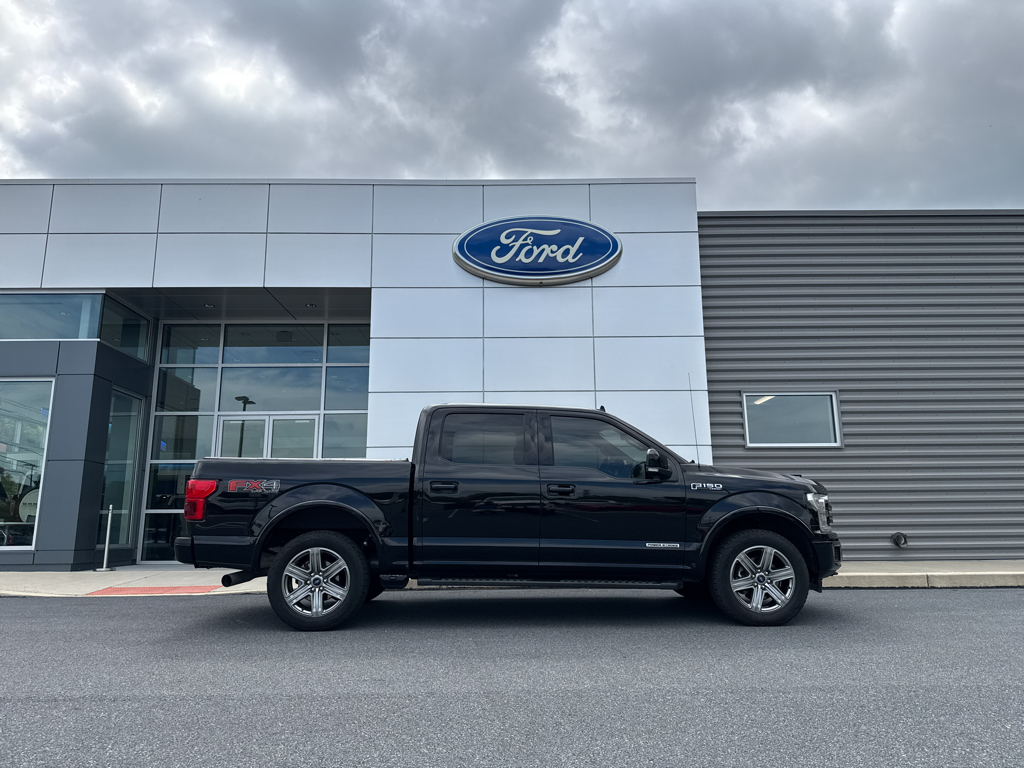 Used 2018 Shadow Black Ford LARIAT image 2