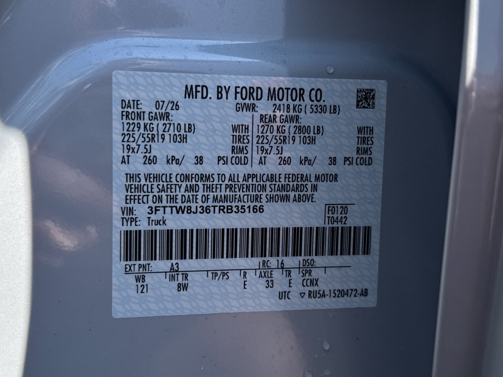 New 2026 Space White Metallic Nc Nc Ford XLT image 29