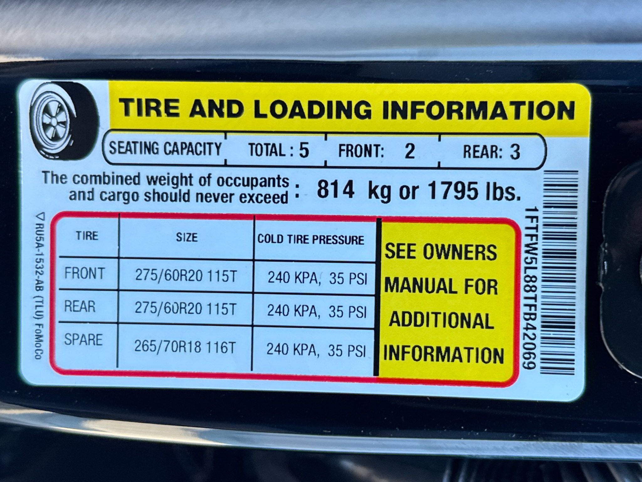 New 2026 Agate Black Metallic Ford Lariat image 31