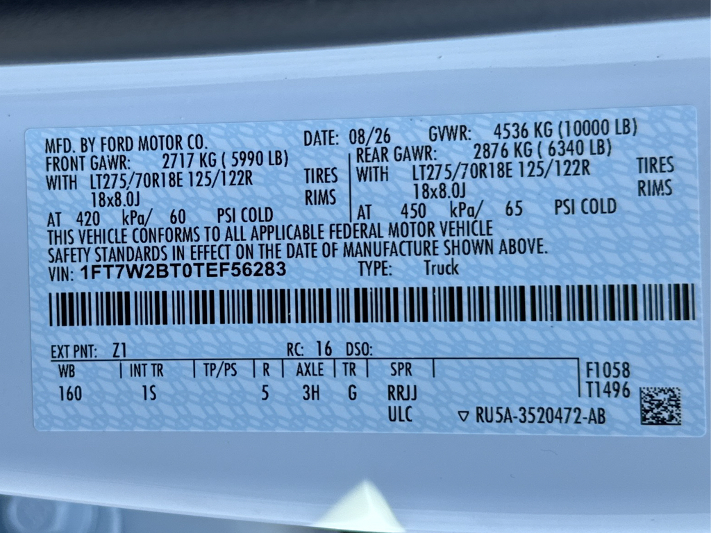 New 2026 Oxford White Ford XL image 29