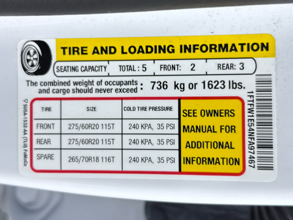 Used 2022 Oxford White Ford LARIAT image 33