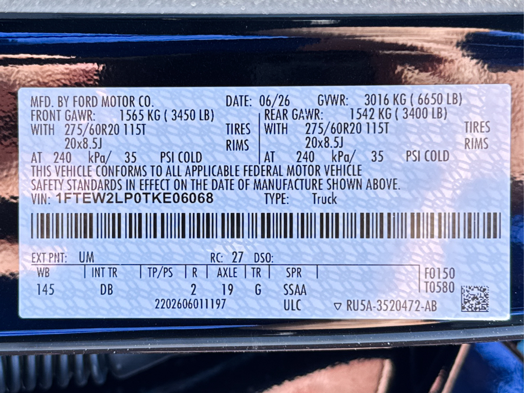 New 2026 Agate Black Metallic Ford STX image 28