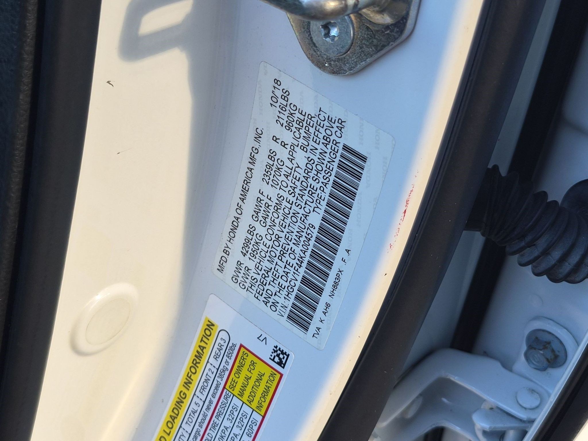 Used 2019 Honda Accord Sedan