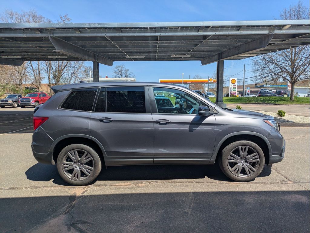 Used 2021 Honda Passport EX-L with VIN 5FNYF8H54MB018265 for sale in Manchester, CT