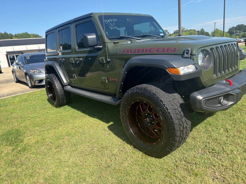 Used 2021 Sarge Green Clearcoat Jeep Unlimited Rubicon image 3