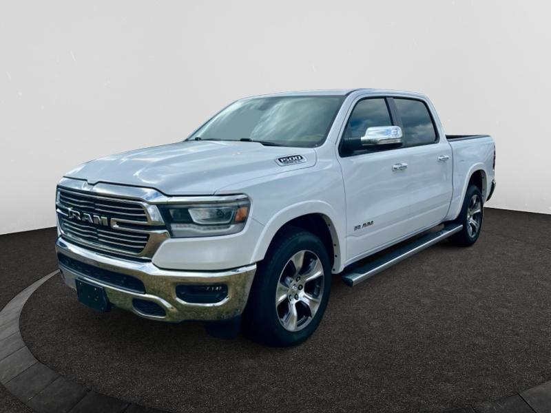 Used 2019 Ivory White Tri-Coat Pearlcoat Ram Laramie image 2