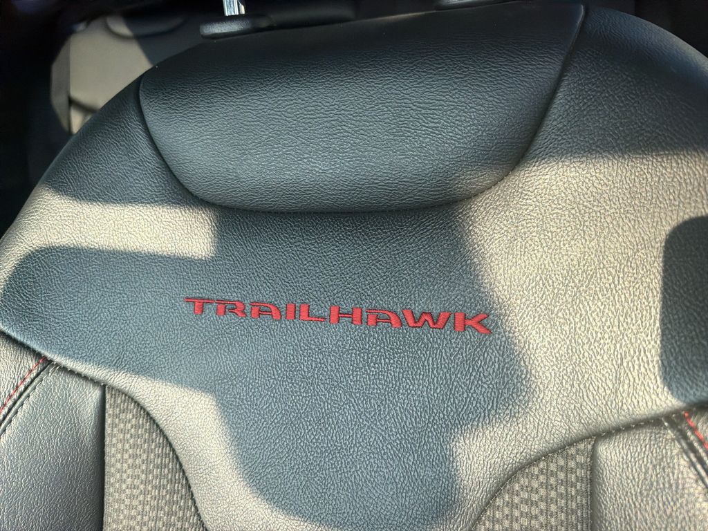 Used 2025 Bright White Clearcoat Jeep Trailhawk image 12