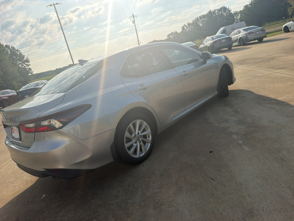 Used 2021 Celestial Silver Metallic Toyota LE image 4