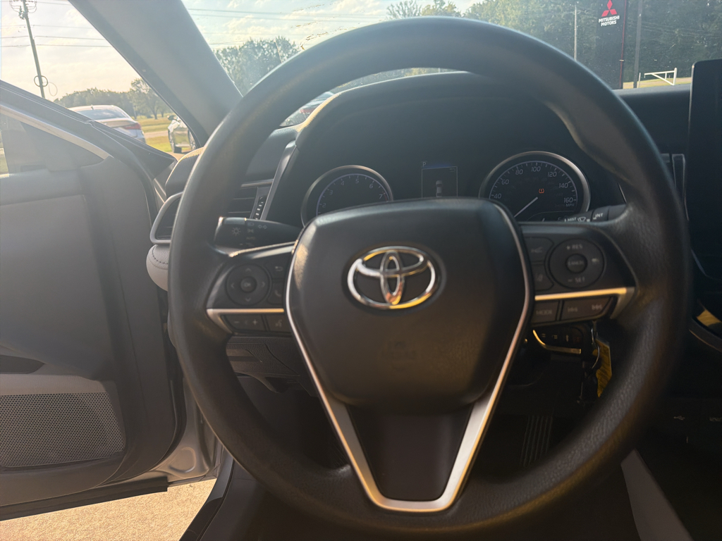 Used 2021 Celestial Silver Metallic Toyota LE image 8