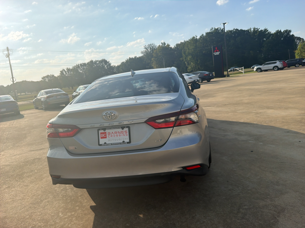 Used 2021 Celestial Silver Metallic Toyota LE image 5