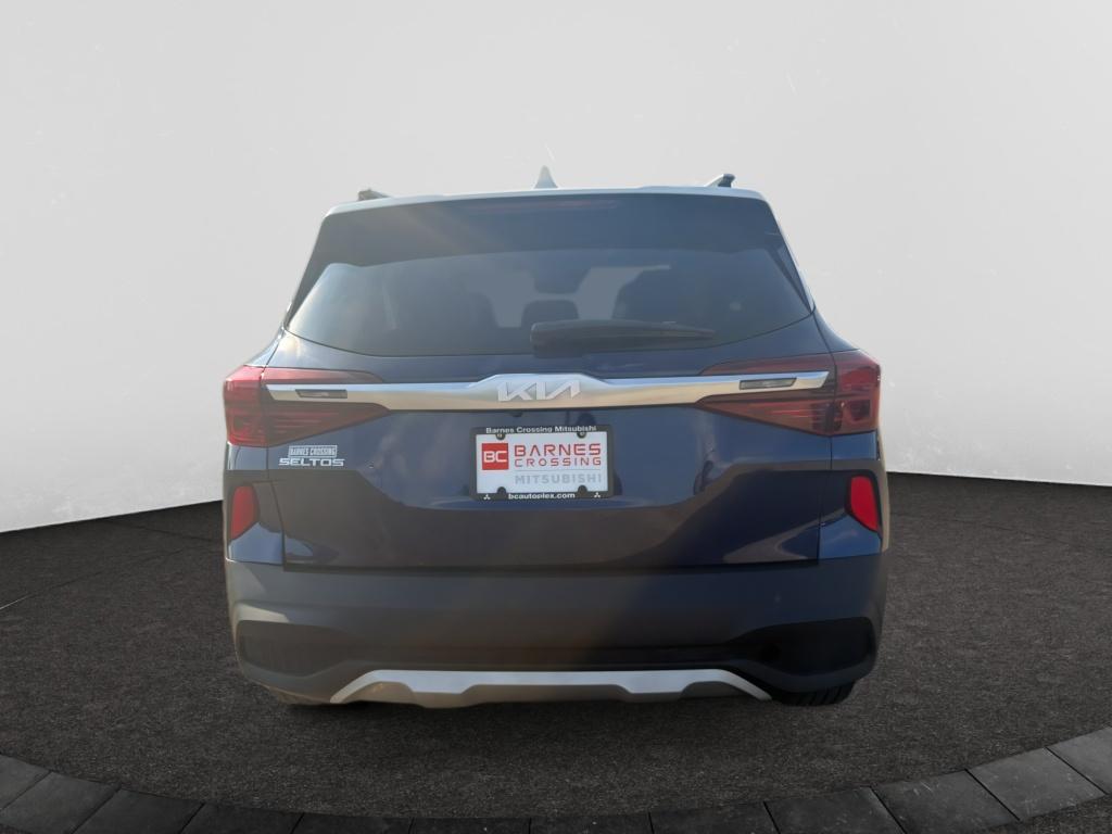 Used 2023 Dark Ocean Blue/White Roof Kia S image 5