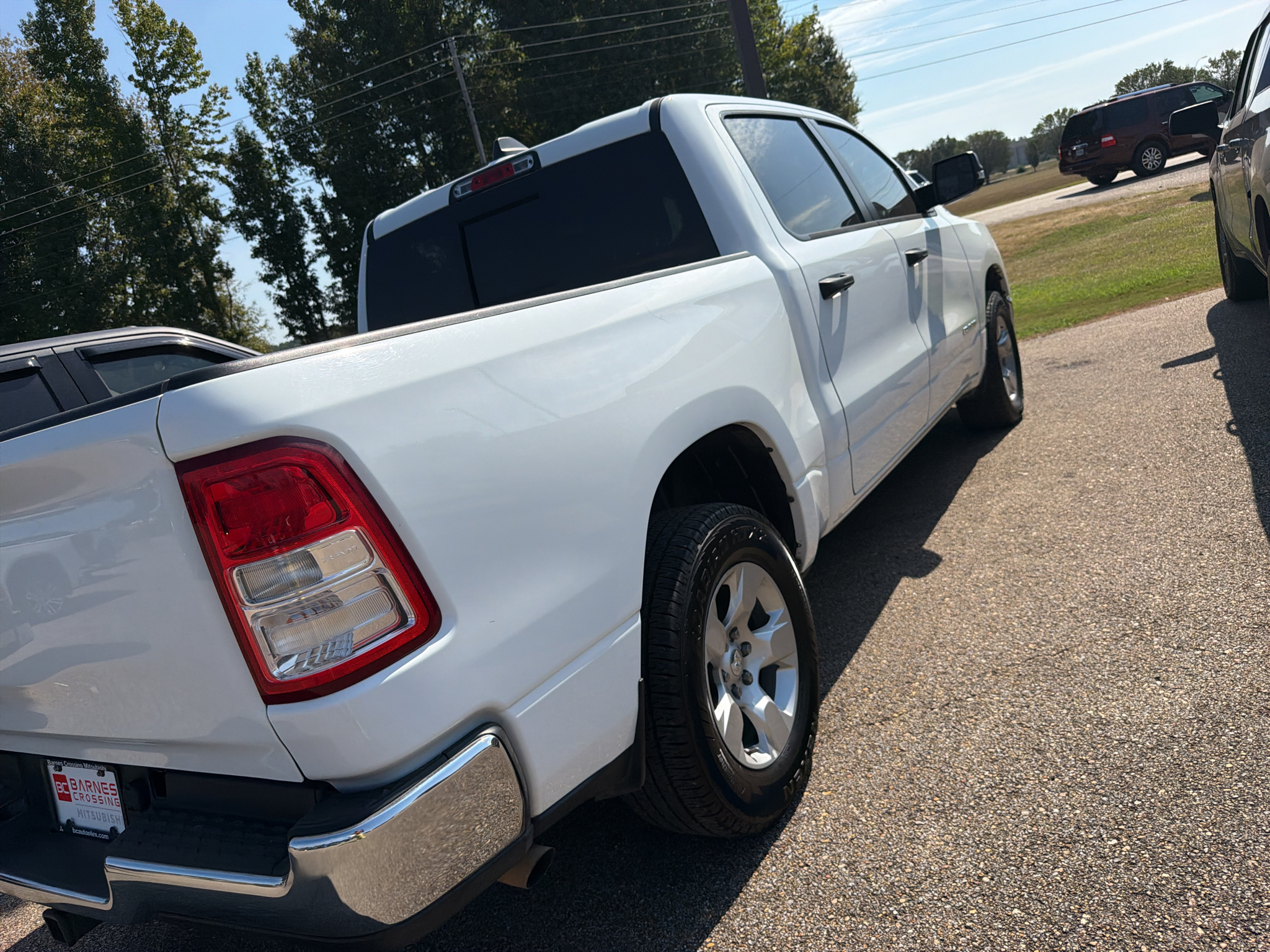 Used 2024 Bright White Clearcoat Ram Lone Star image 4