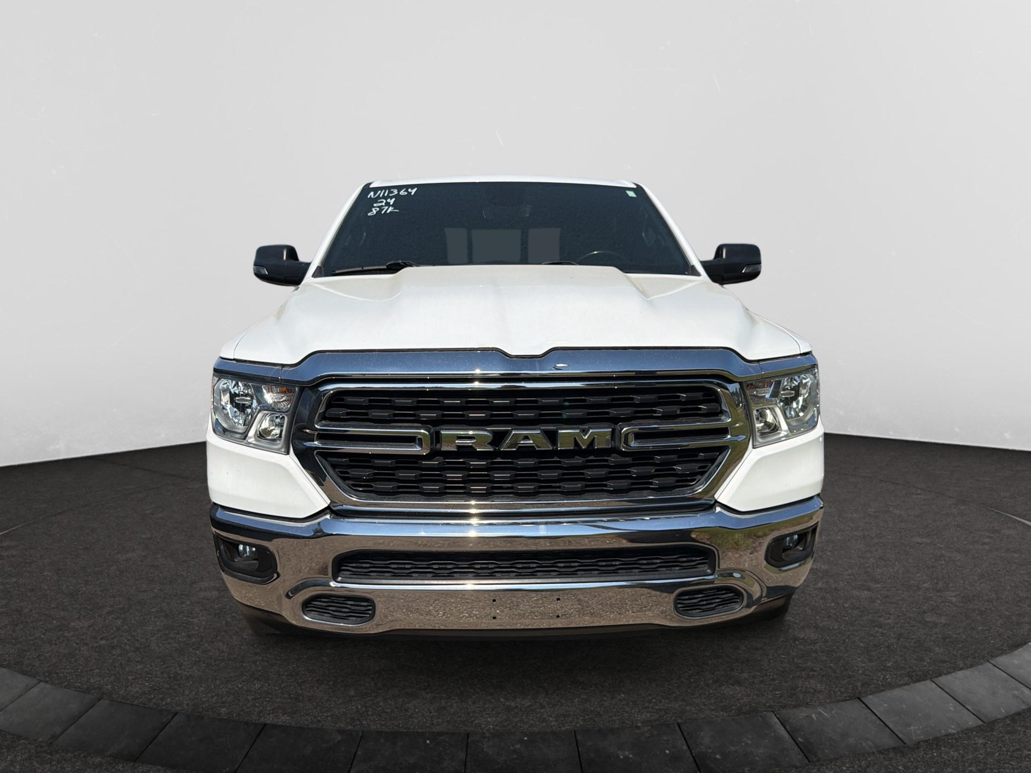 Used 2024 Bright White Clearcoat Ram Lone Star image 2