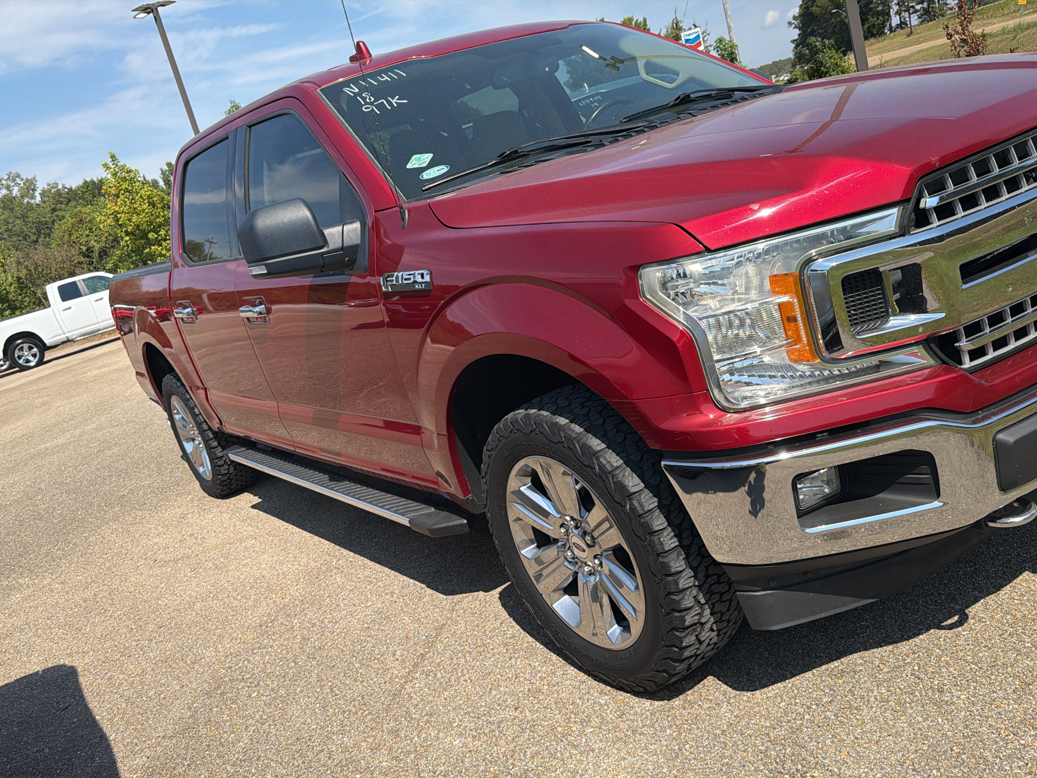 Used 2018 Ruby Red Metallic Tinted Clearcoat Ford XLT image 3
