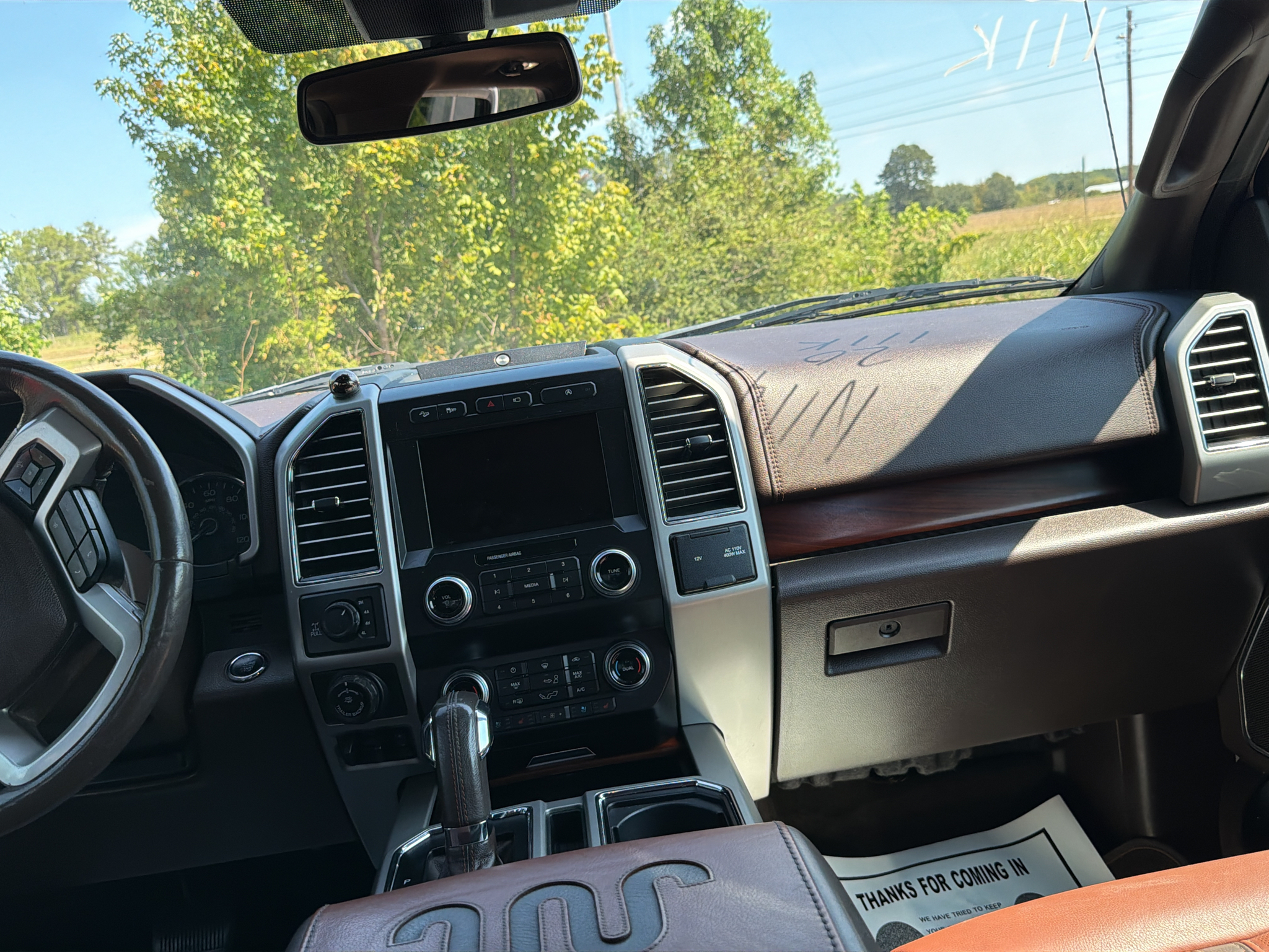 Used 2020 Star White Metallic Tri-Coat Ford King Ranch image 10