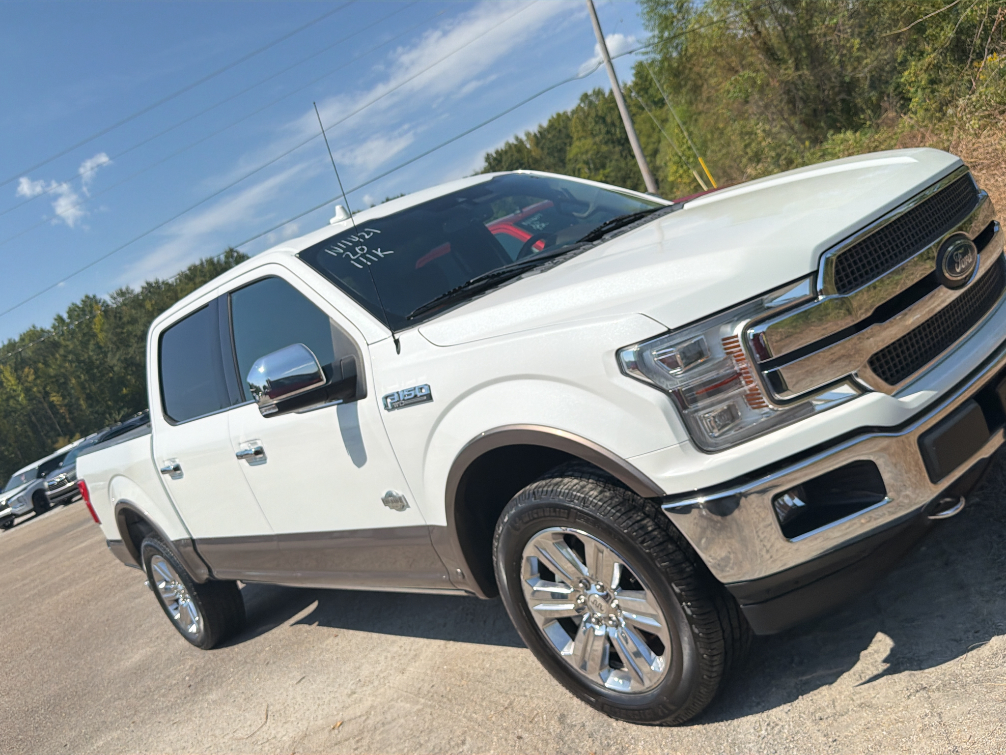 Used 2020 Star White Metallic Tri-Coat Ford King Ranch image 3