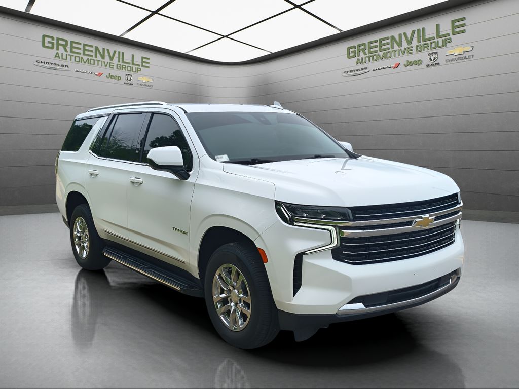 2021 Chevrolet Tahoe LT - Summit White exterior view 7
