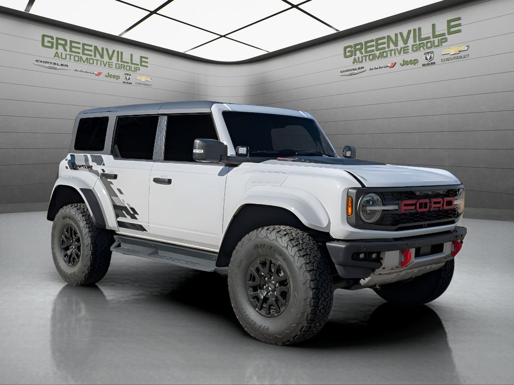 2024 Ford Bronco Raptor 4-DOOR 4x4 - Oxford White exterior view 6