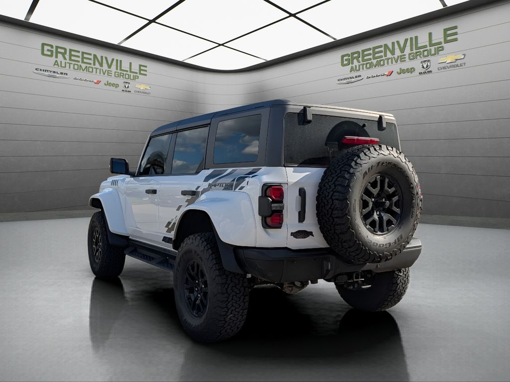 2024 Ford Bronco Raptor 4-DOOR 4x4 - Oxford White exterior view 7