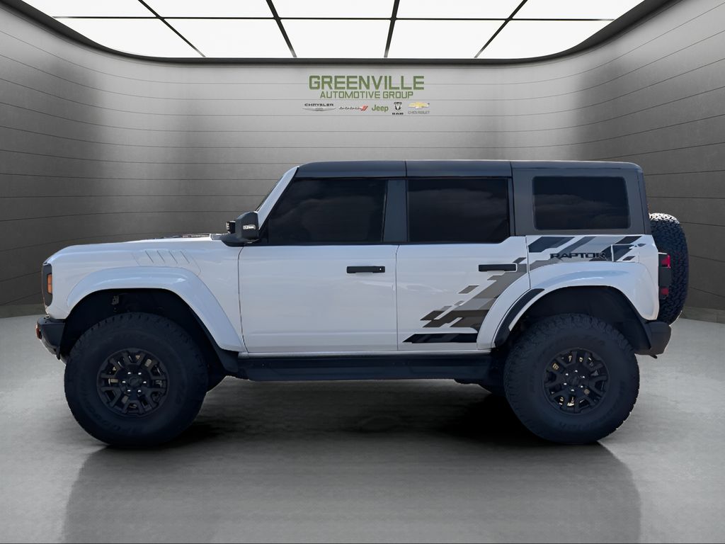 2024 Ford Bronco Raptor 4-DOOR 4x4 - Oxford White exterior view 3