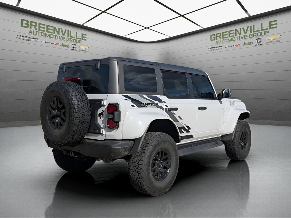 2024 Ford Bronco Raptor 4-DOOR 4x4 - Oxford White exterior view 8