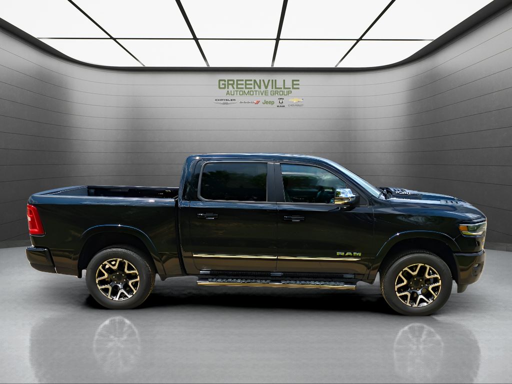 2025 Ram 1500 Laramie - Diamond Black Crystal Pearlcoat exterior view 5