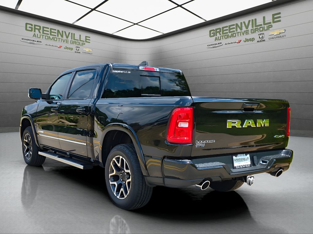 2025 Ram 1500 Laramie - Diamond Black Crystal Pearlcoat exterior view 2