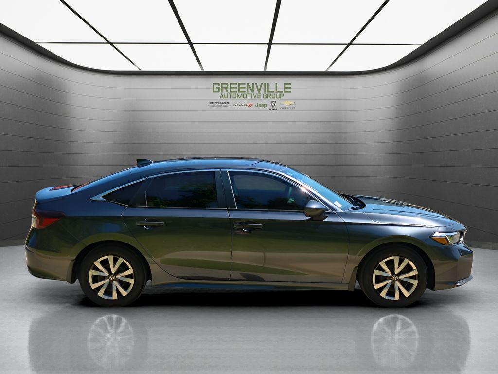 2025 Honda Civic LX - Meteorite Gray Metallic exterior view 6