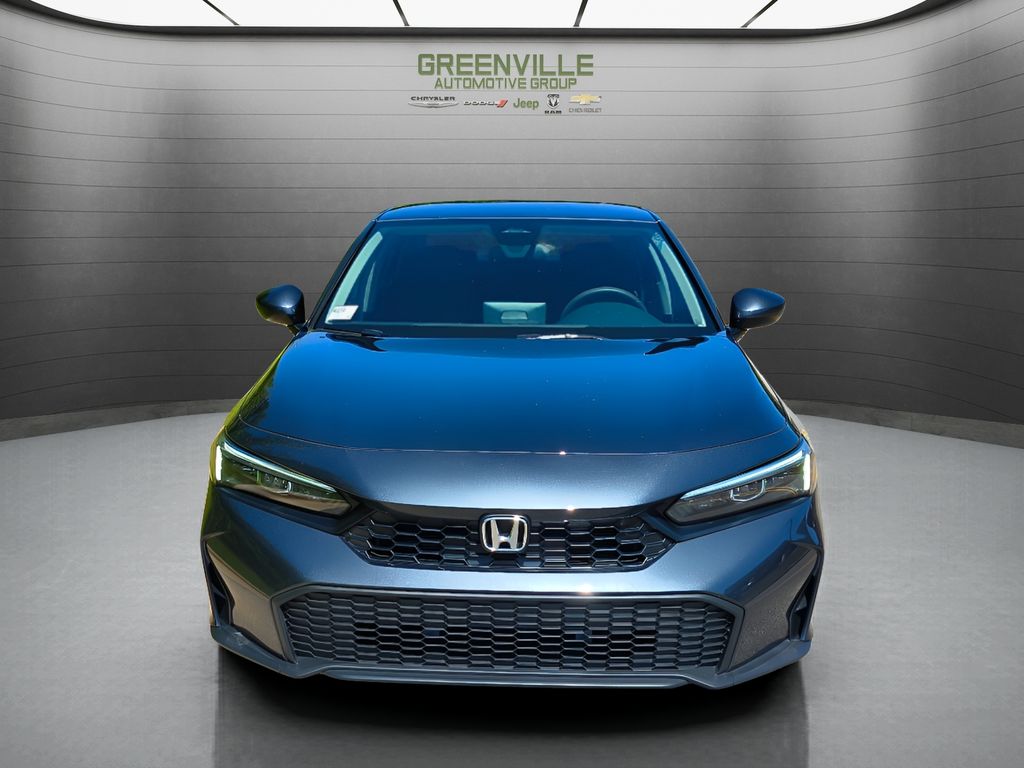 2025 Honda Civic LX - Meteorite Gray Metallic exterior view 8