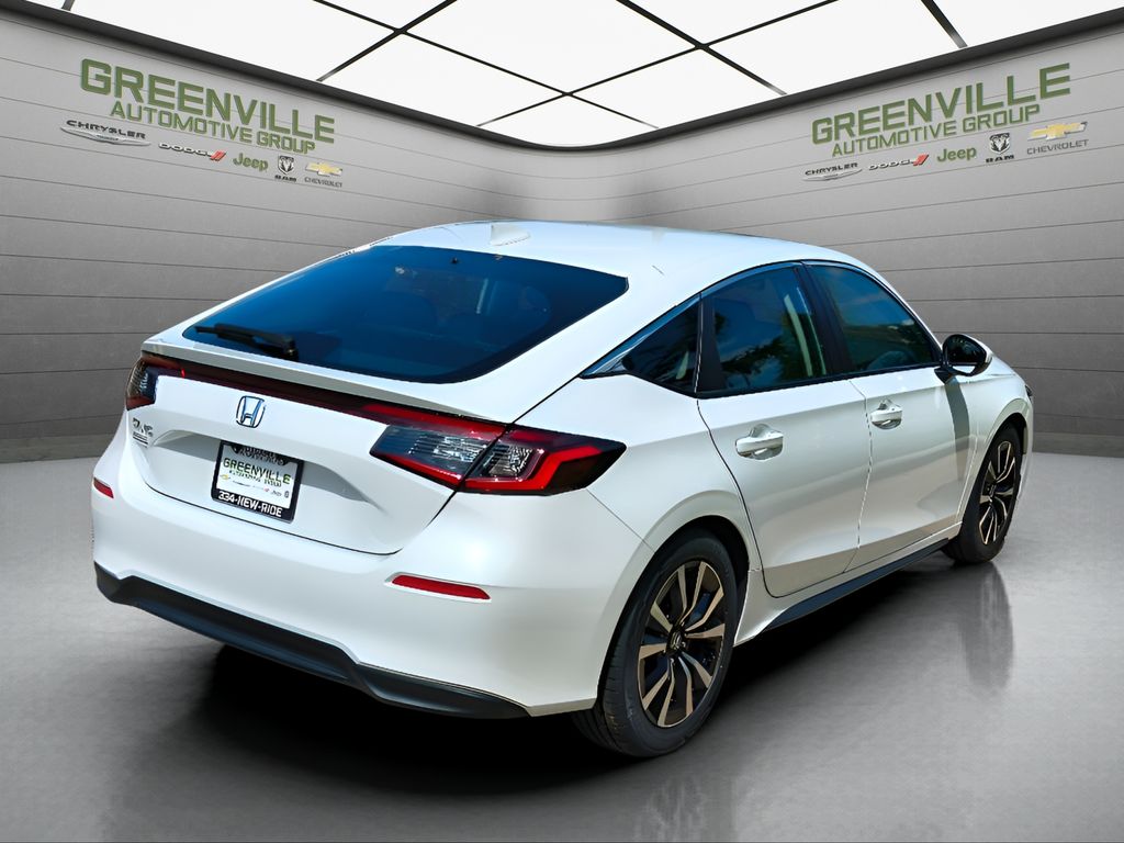 2024 Honda Civic EX-L - Platinum White Pearl exterior view 5