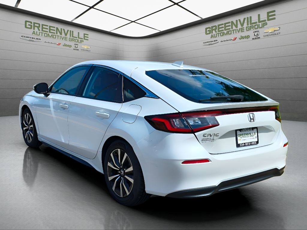 2024 Honda Civic EX-L - Platinum White Pearl exterior view 3