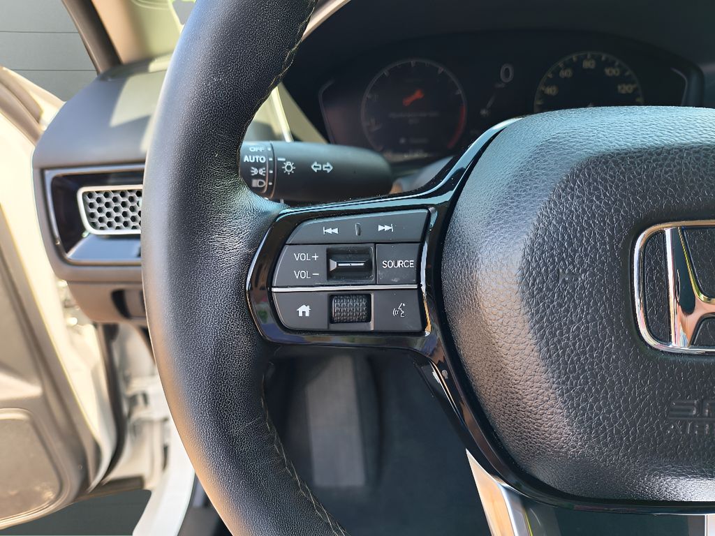 2024 Honda Civic EX-L - Platinum White Pearl exterior view 14