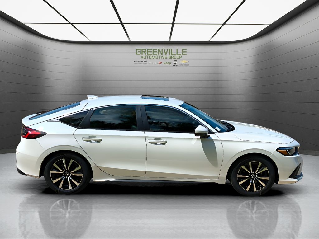 2024 Honda Civic EX-L - Platinum White Pearl exterior view 6