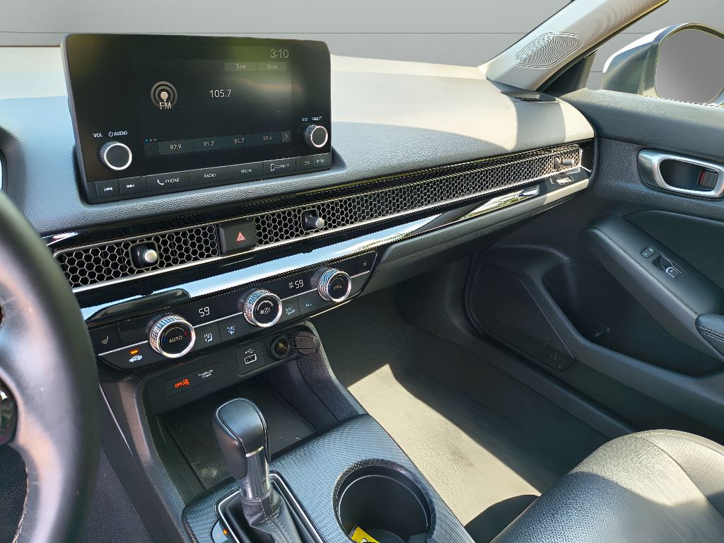 2024 Honda Civic EX-L - Platinum White Pearl exterior view 17