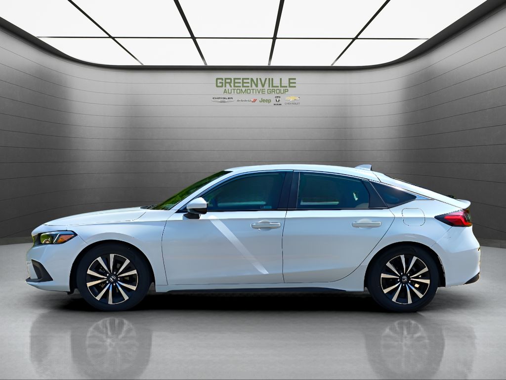2024 Honda Civic EX-L - Platinum White Pearl exterior view 2