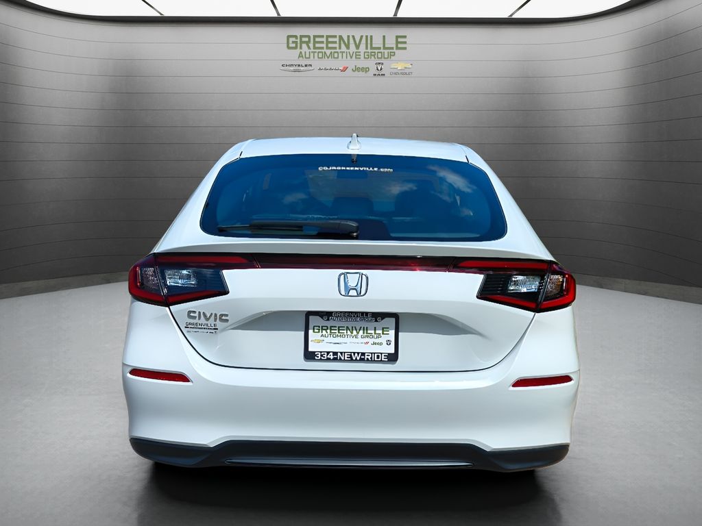 2024 Honda Civic EX-L - Platinum White Pearl exterior view 4