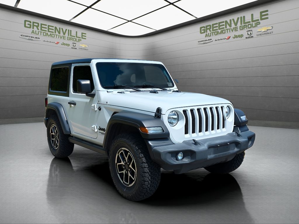 2021 Jeep Wrangler Sport S - Bright White Clearcoat exterior view 7