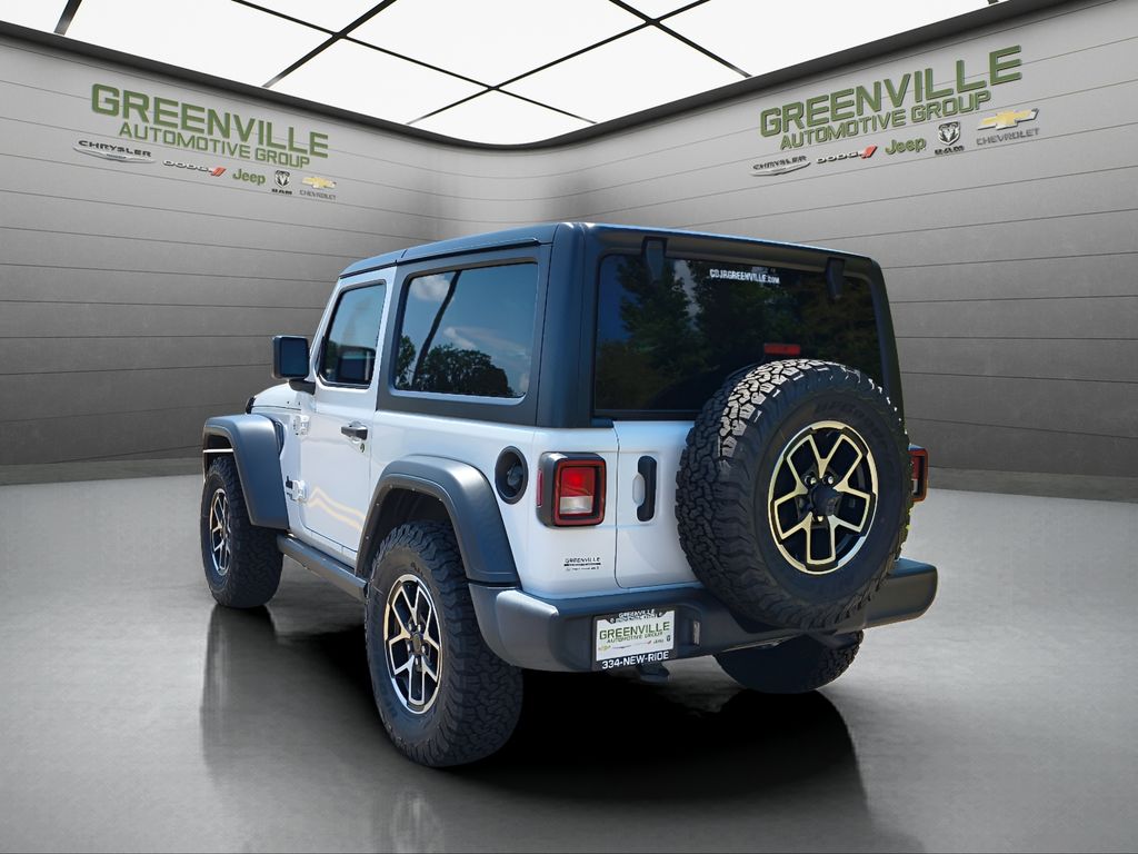 2021 Jeep Wrangler Sport S - Bright White Clearcoat exterior view 3