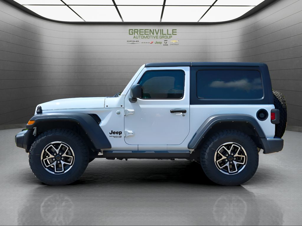2021 Jeep Wrangler Sport S - Bright White Clearcoat exterior view 2