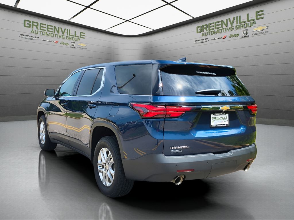 2022 Chevrolet Traverse LS - Northsky Blue Metallic exterior view 3