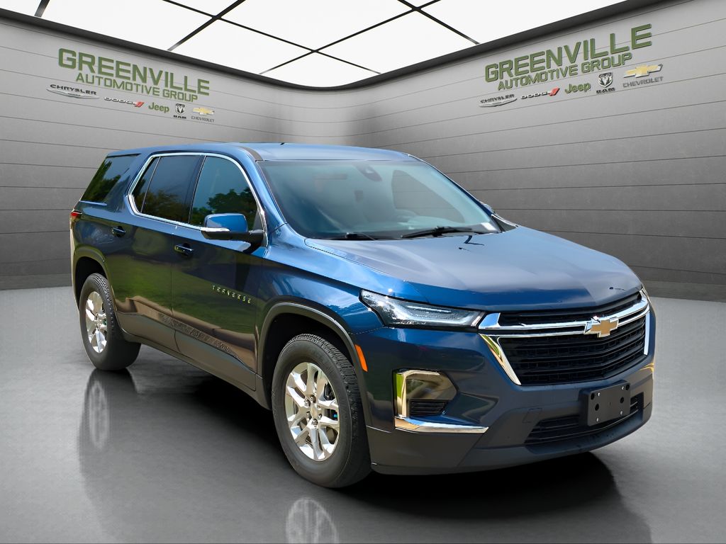 2022 Chevrolet Traverse LS - Northsky Blue Metallic exterior view 7