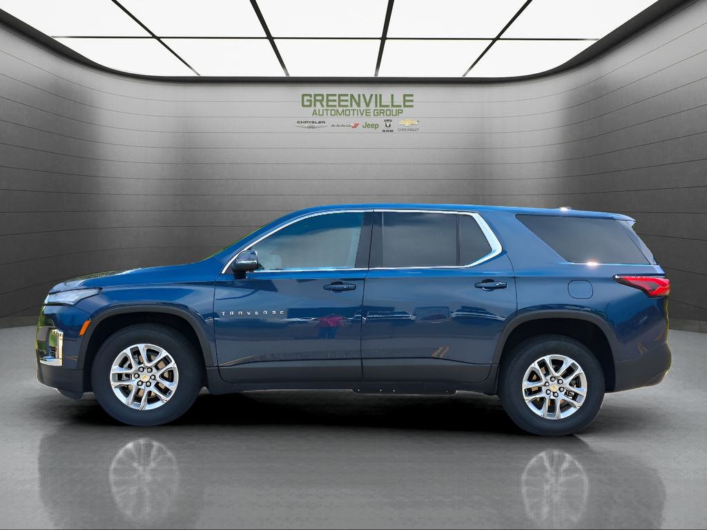 2022 Chevrolet Traverse LS - Northsky Blue Metallic exterior view 2