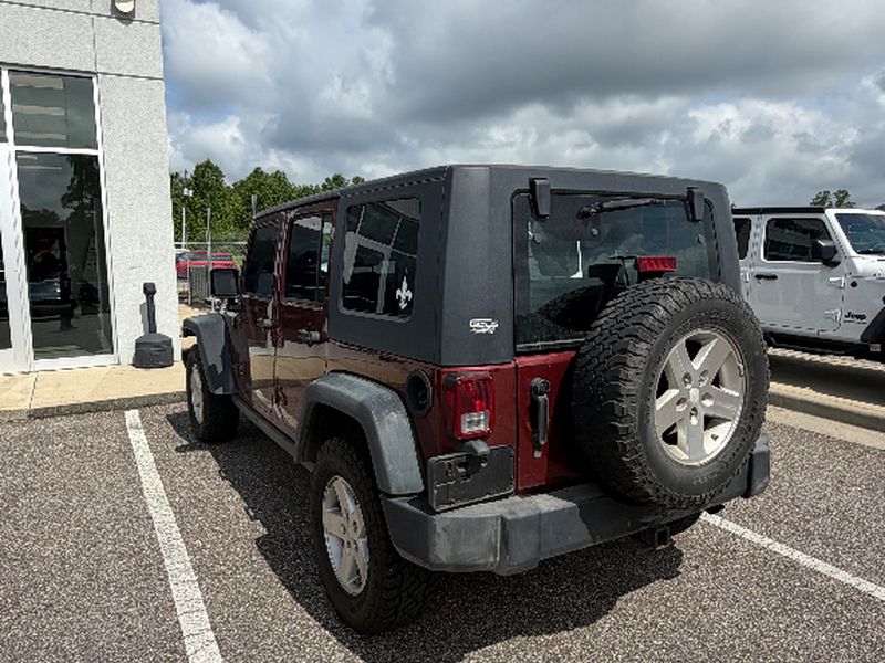 2008 Jeep Wrangler Unlimited Rubicon 4x4 - Red Rock Crystal Pearlcoat exterior view 2
